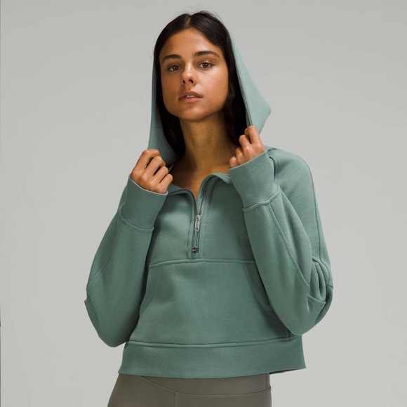 lululemon athletica Tops - Lululemon Scuba Oversized 1/2 Zip Hoodie